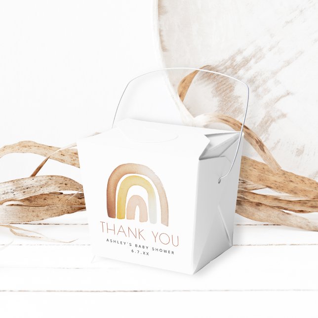 Cute Boho Rainbow Tack Baby Shower Presentaskar (Skapare uppladdad)