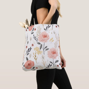 Cute Boho Ro Mönster Tygkasse