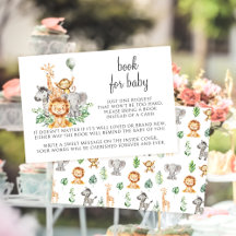 Cute Boho Safari Bok för Pojke Shower