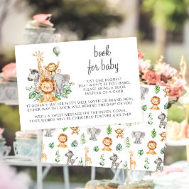 Cute Boho Safari Bok för Pojke Shower OSA Kort