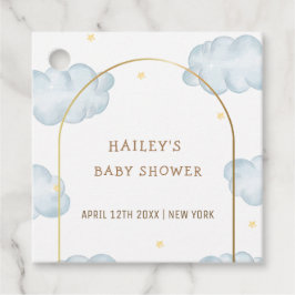 Cute Boho Star Cloud Arch Boy Shower Gåvor Etiketter