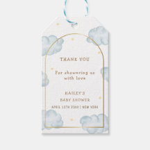 Cute Boho Star Cloud Arch Boy Shower