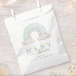 Cute Boho Whimsical Rainbow Boy Shower