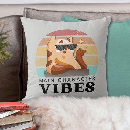Cute Bok Älskare, huvudkaraktäristiskt Vibes Kudde