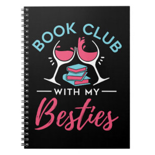 Cute Bok Klubb med mina Besties Anteckningsbok