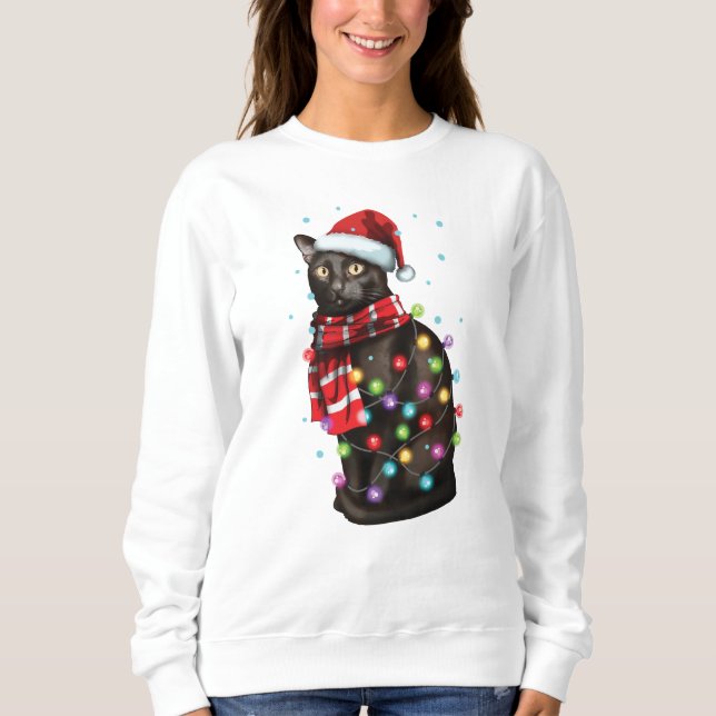 Cute Bombay Cat Funny Julgåvor - Helgdag T Shirt (Framsida)