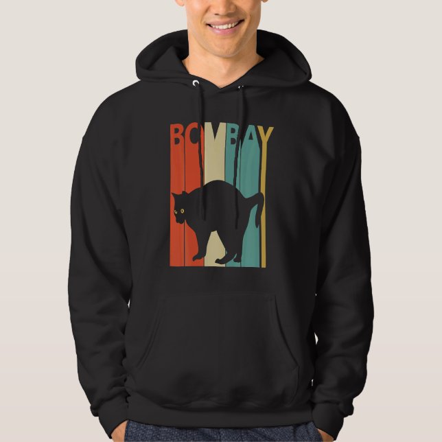 Cute Bombay Cat Hoodie (Framsida)