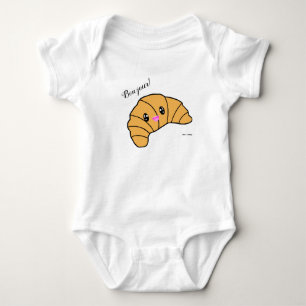 Cute Bonjour! Paris Croissant Bakery Sweet Foodie T Shirt