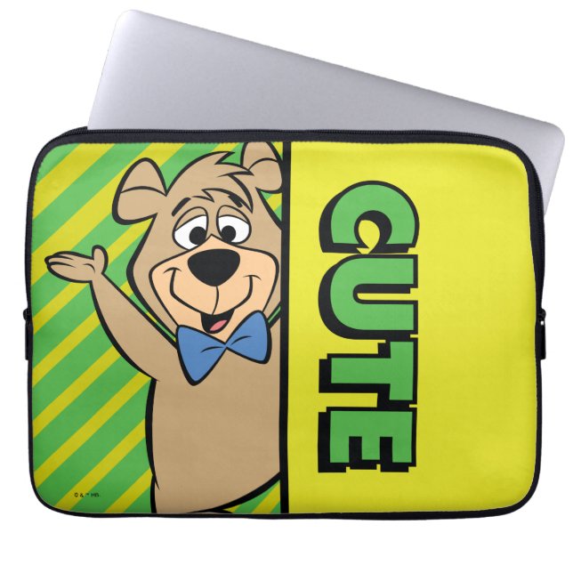 Cute Boo-Boo Bear Laptop Fodral (Framsidan)