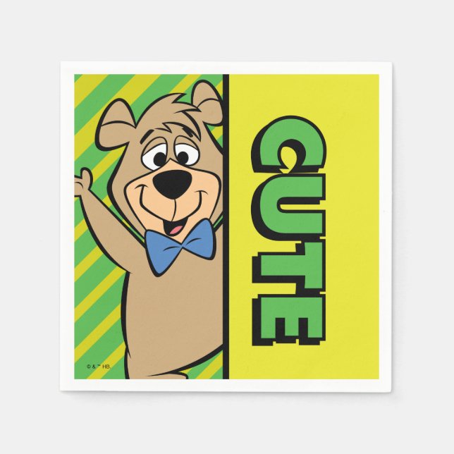 Cute Boo-Boo Bear Pappersservett (Framsidan)