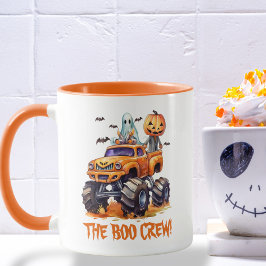 Cute Boo Crew Cute Funny Pumpkin Halloween Mugg