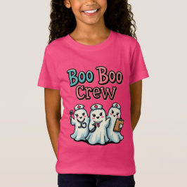 Cute Boo Crew Nurse Ghost Halloween T Shirt