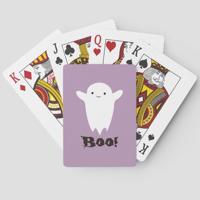 Cute Boo! Ghost Casinokort (Baksidan)