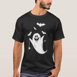 Cute Boo Ghost Fladdermöss Funny Halloween Costume T Shirt
