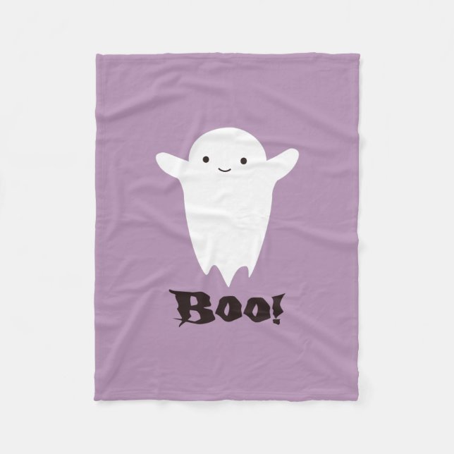 Cute Boo! Ghost Fleecefilt (Framsidan)