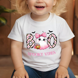 Cute Boo Ghost Girl First Halloween Anpassningsbar T Shirt