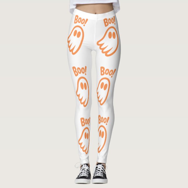 Cute Boo! - Halloween-design Leggings (Framsida)