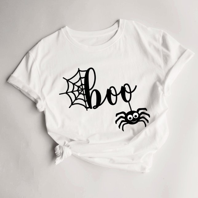 Cute Boo Halloween Womens T-Shirt (Skapare uppladdad)