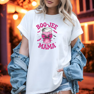 Cute Boo-Jee Mamma Kopp med Fladdermus och stjärno T Shirt