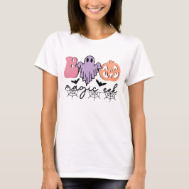 Cute Boo Magic Halloween Ghost T-Shirt