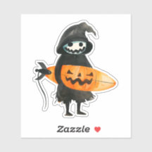Cute Boo Spöken Pumpkin Happy halloween Sticker