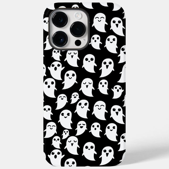Cute Boo Spook Halloween Tecknad Ghost (Baksida)