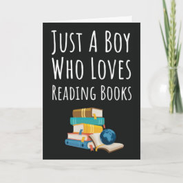 Cute Book Reading Cards For Baby Boys Kids Reader Kort