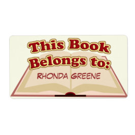 Cute Bookplate Fraktsedel
