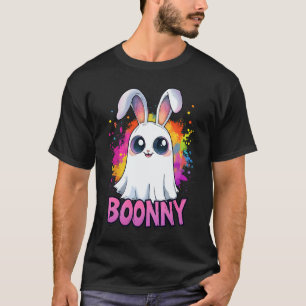 Cute Boonny Bunny Ghost Pun Halloween Costume Girl T Shirt
