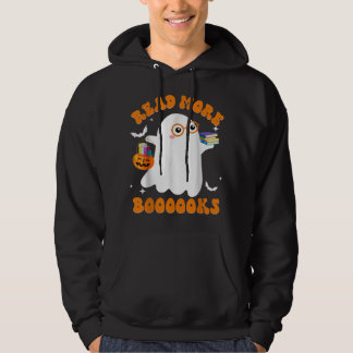 Cute Boooks Ghost Läs mer Bokar Ley Lomme H Hoodie