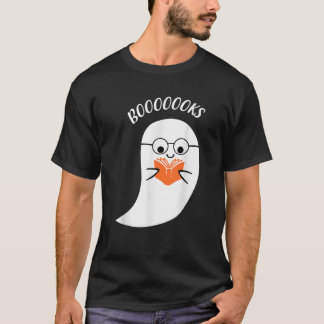 Cute Boooks Ghost Läs mer Bokar Ley Lomme H T Shirt