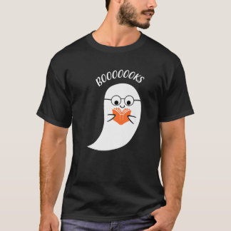 Cute Boooks Ghost Läs mer Bokar Ley Lomme H T Shirt