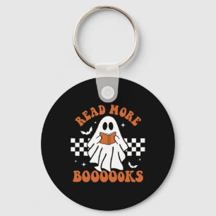 Cute Boooks Ghost Läs mer Bokar Roligt Lärare Hal Nyckelring
