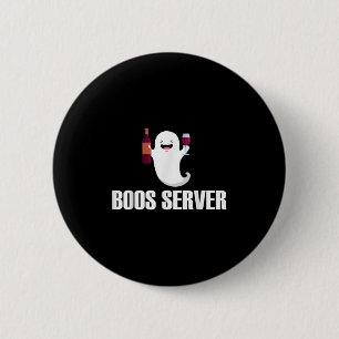 Cute Boos Server Bartender Waitress Halloween Knapp