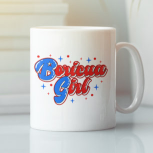 Cute Boricua Girl Puerto Rico ryggsäck Kaffemugg