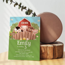 Cute Boskap födelsedag