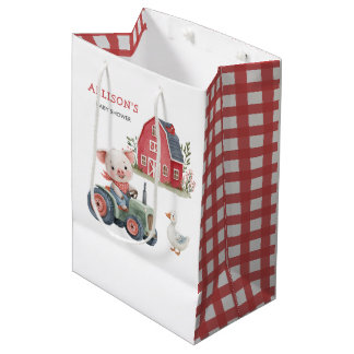 Cute Boskap Gris Barnyard Baby Shower