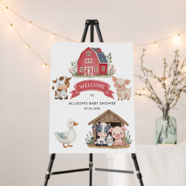 Cute Boskap Gris Cow Baby Shower