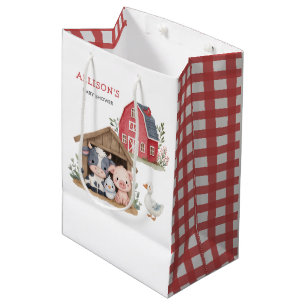 Cute Boskap Gris Cow Baby Shower