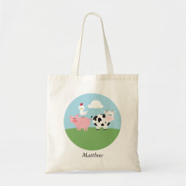Cute Boskap Kids Tote Bag Tygkasse