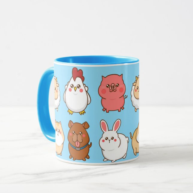 Cute Boskap Mugg (Framsida vänster)