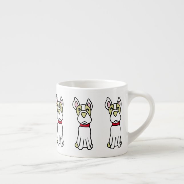 Cute Boston Terrier Espressomugg (Höger)