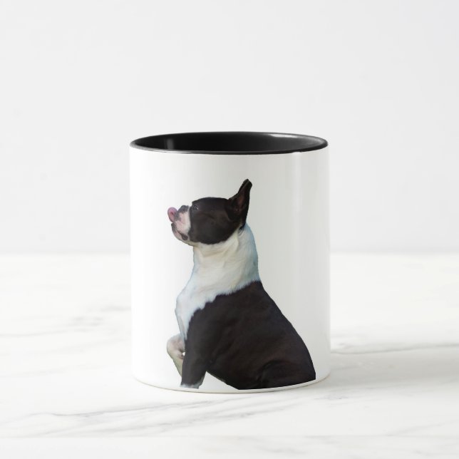Cute Boston Terrier Mugg (Center)