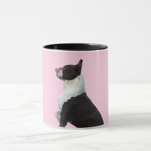 Cute Boston Terrier Mugg