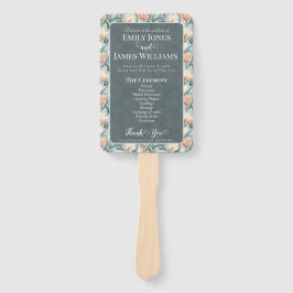 Cute Botanical Tulip Romantic Wedding Programs