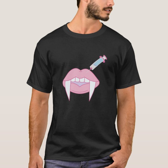 Cute Botox Lip Filler Insprutare Esthetician H T Shirt (Framsida)