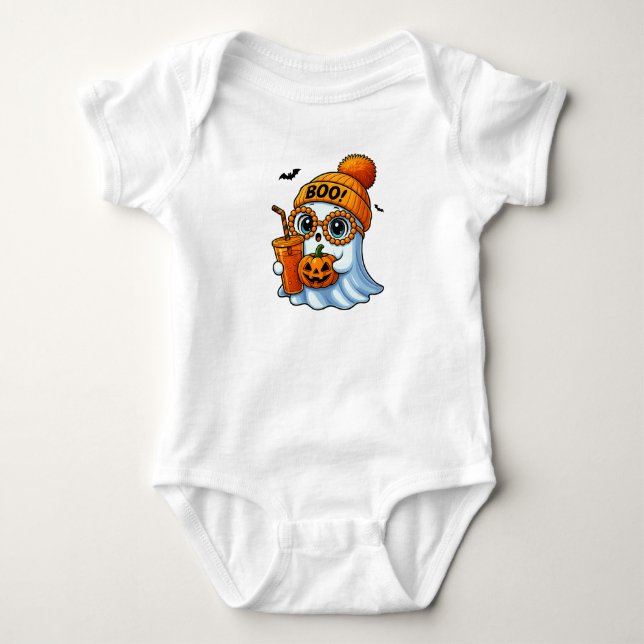 Cute-Bougee-Ghost-Halloween T Shirt (Framsida)
