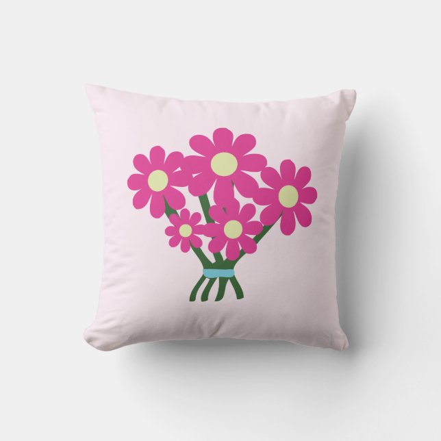 Cute Bouquet of Flowers Kudde (Framsida)