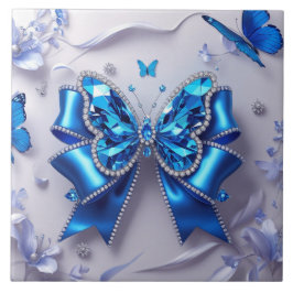 Cute bow Ceramic Tile Kakelplatta