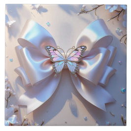 Cute bow Ceramic Tile Kakelplatta